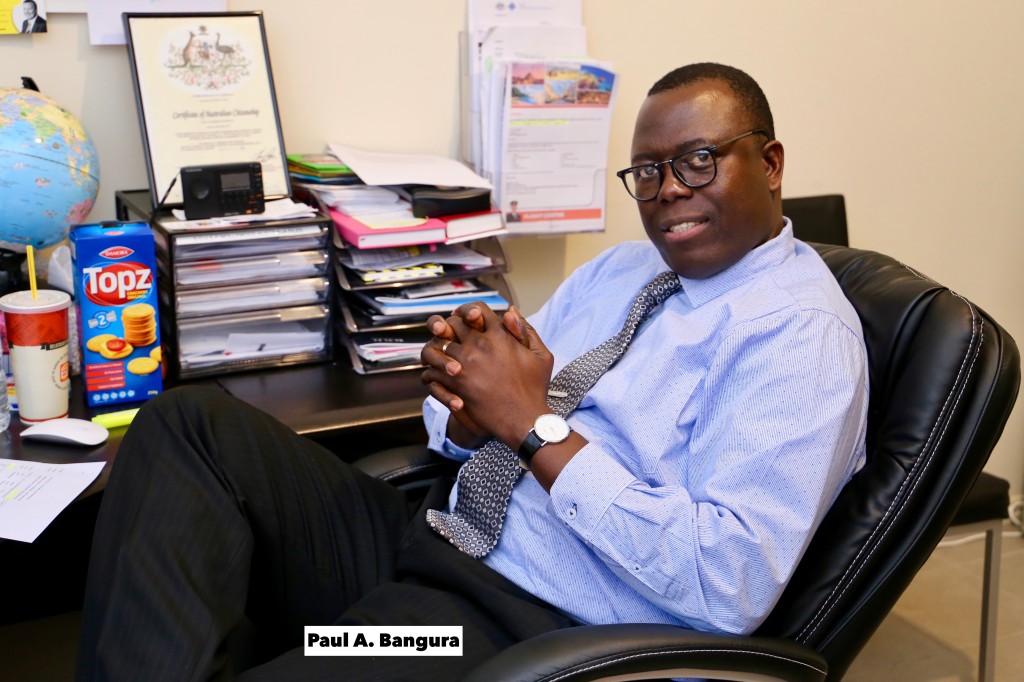 Mr. Paul A. Bangura Founder & Chief Executive Director & Producer.